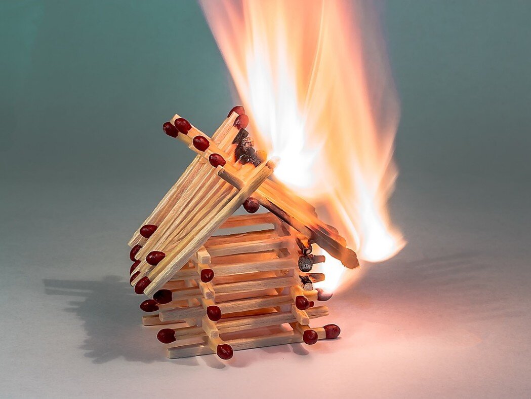 Hausbrand Wohngebäude Wohngebäude Hausbrand